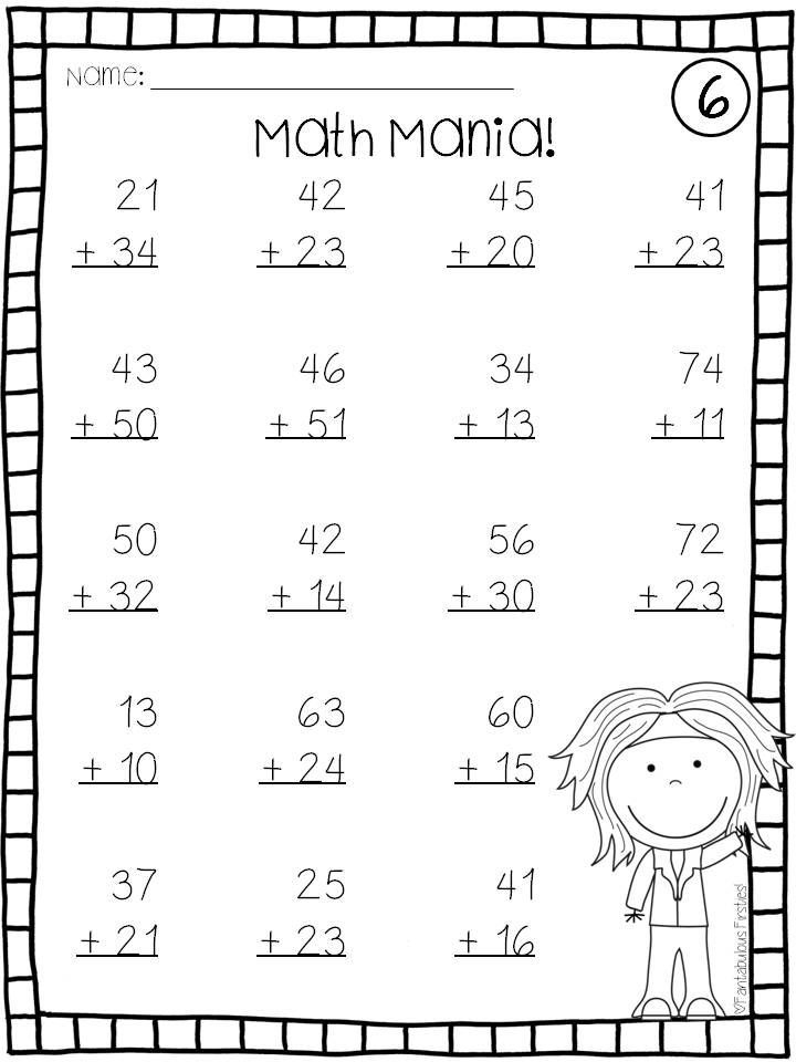 1St Grade Double Digit Subtraction Worksheets Sustainable City News