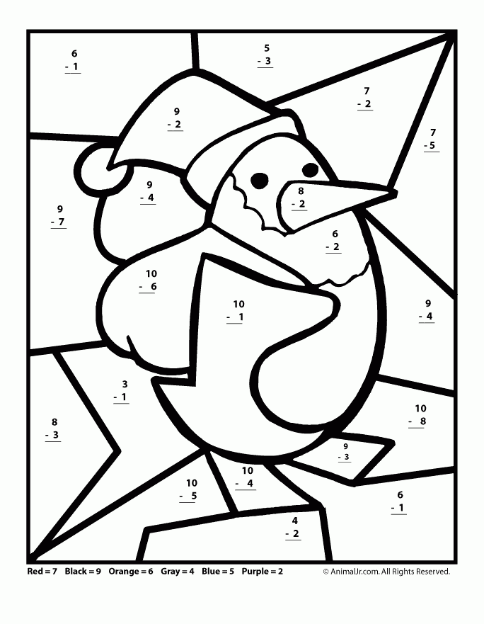 1st Grade Math Christmas Coloring Worksheets William Hopper s 