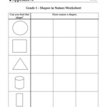 1St Grade Shapes Worksheets Math Worksheet For Kids 1st Grade