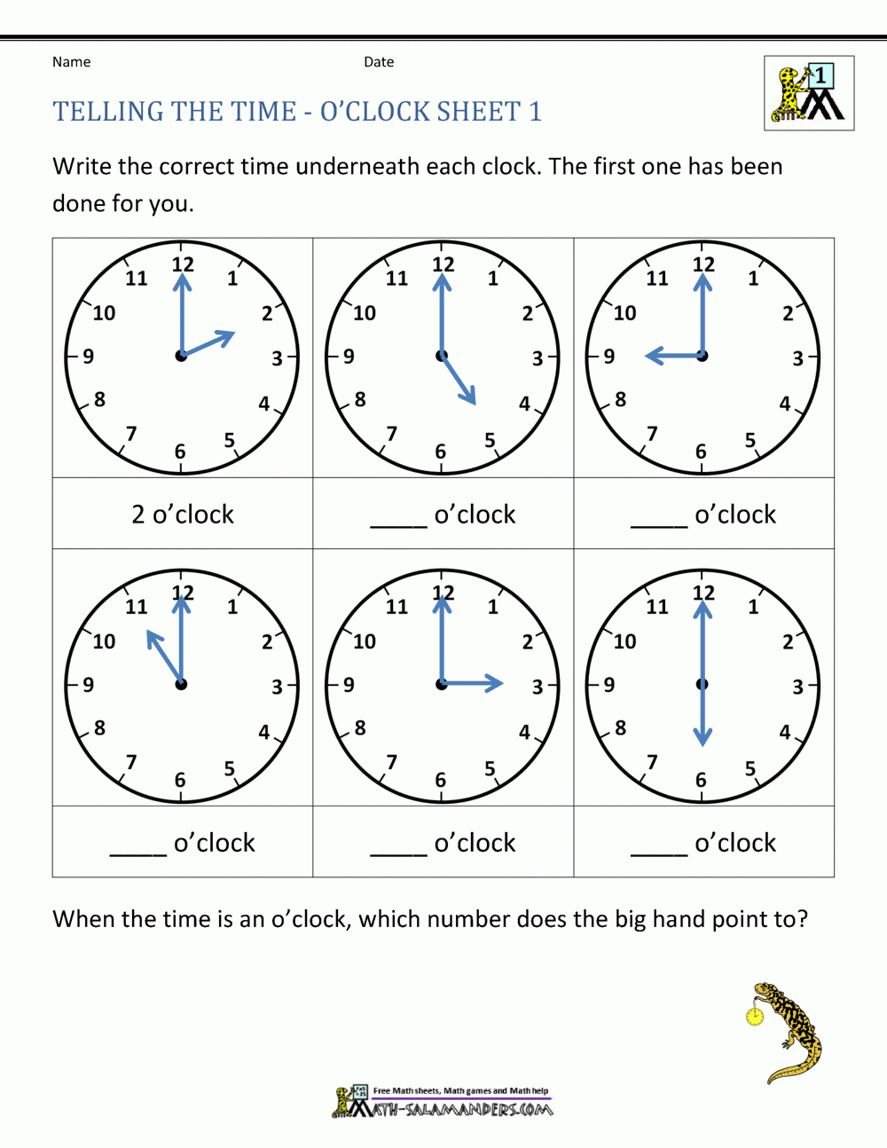 1st Grade Telling Time Worksheets Free Printable K5 Learning Telling 