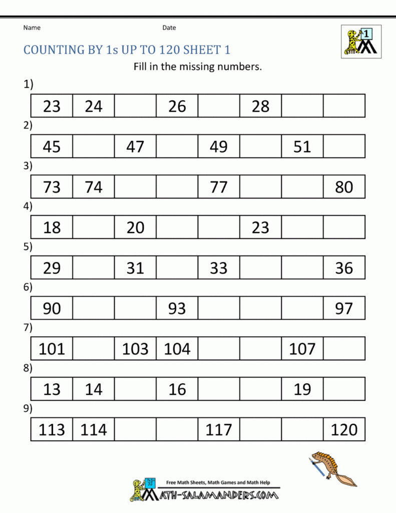 2022 Free First Grade Worksheets Pdf WRKSHTS