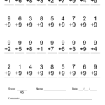 2nd Grade Math Worksheets Pdf Homeschooldressagecom Multiplication