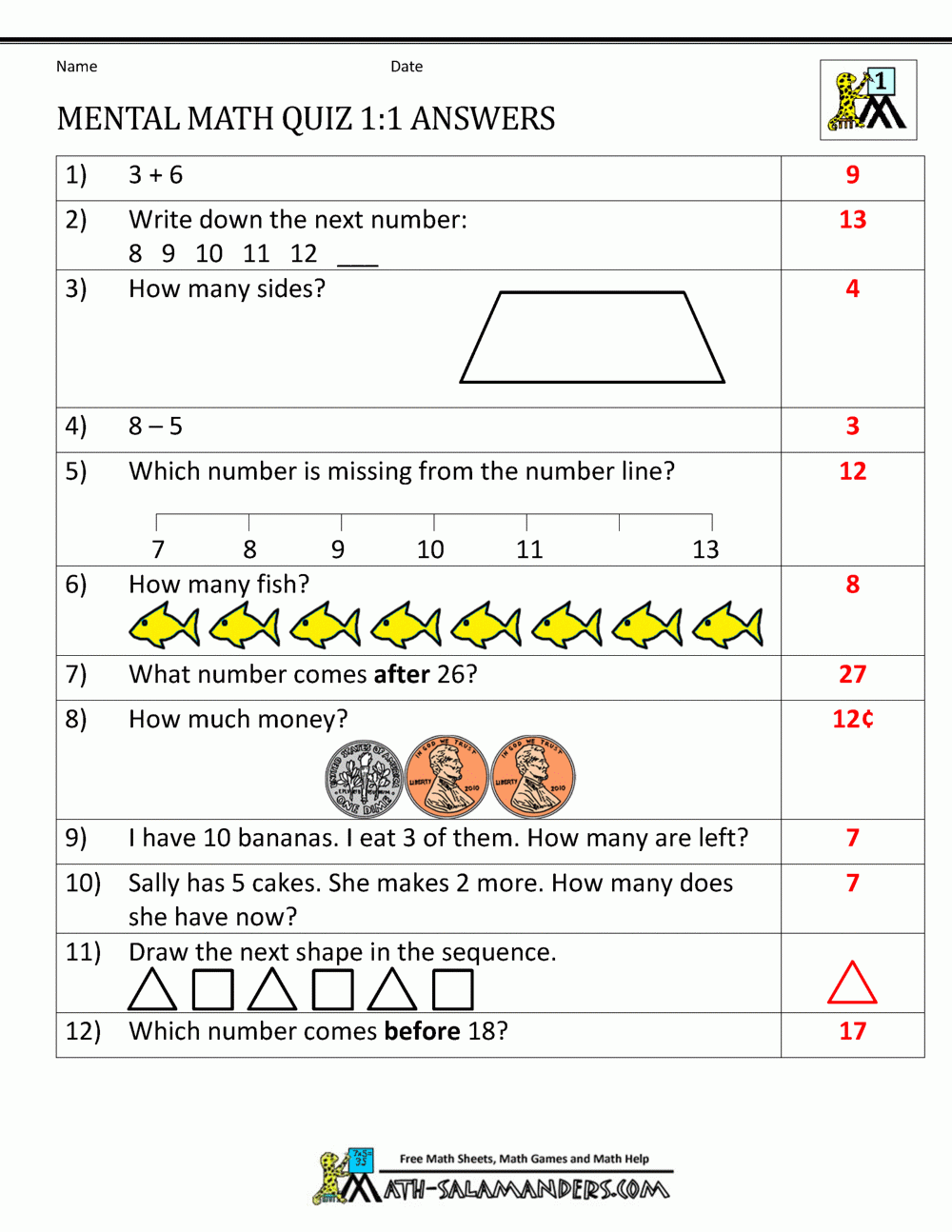 7th Grade Math Facts And Printable Worksheets 2018 Divide These 