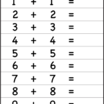 Addition Doubles Worksheet Math Fact Worksheets First Grade