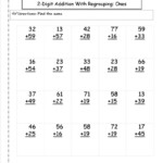 Addition Worksheets Carrying Math Worksheets Printable