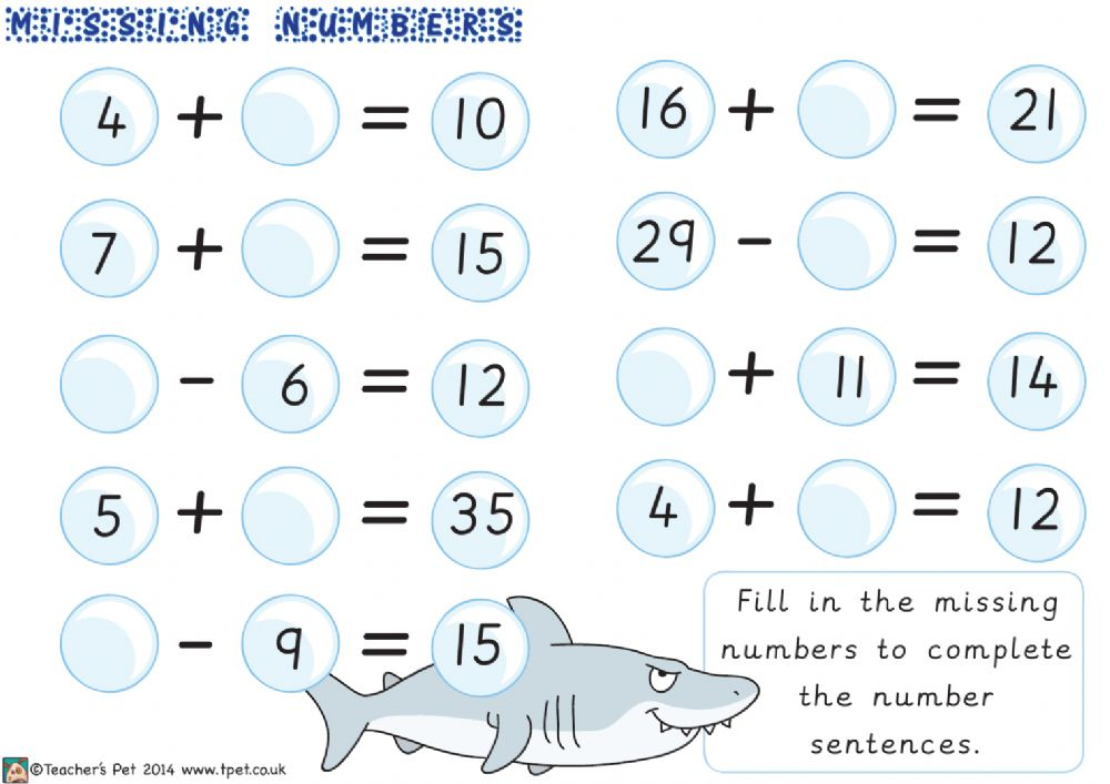Bubble Addition And Subtraction Worksheet