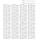 Buy Multiplication 5 Minute Drill Worksheets With Answers pdf Online