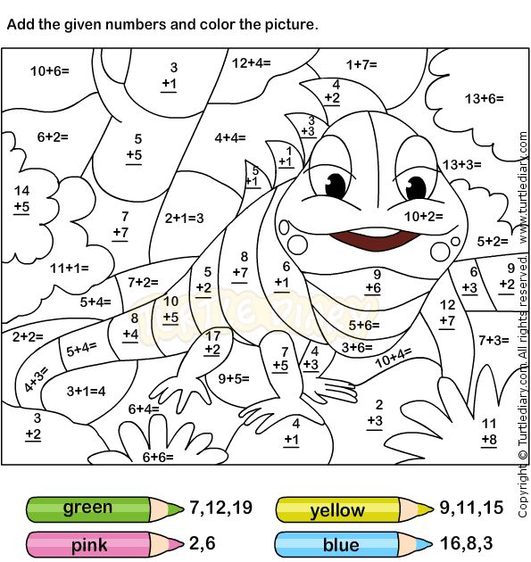 Coloring Pages Math 1St Grade