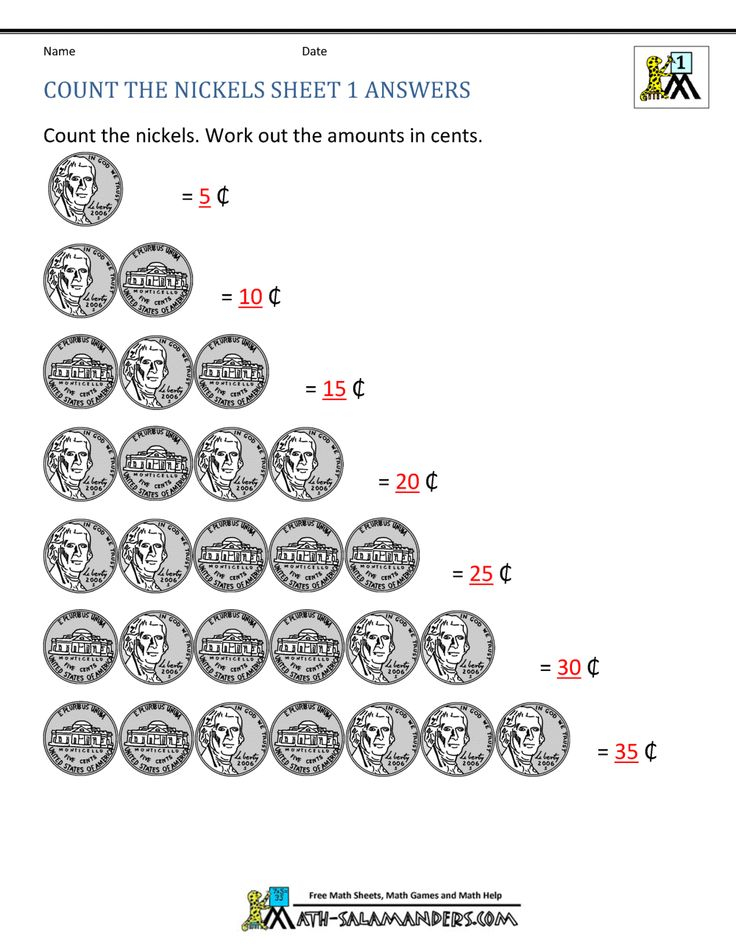 Counting Coins Worksheets Printable First Grade Math Worksheets 