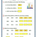 Counting In 10s 100s And 1000s Worksheets 2nd Grade Worksheets Basic