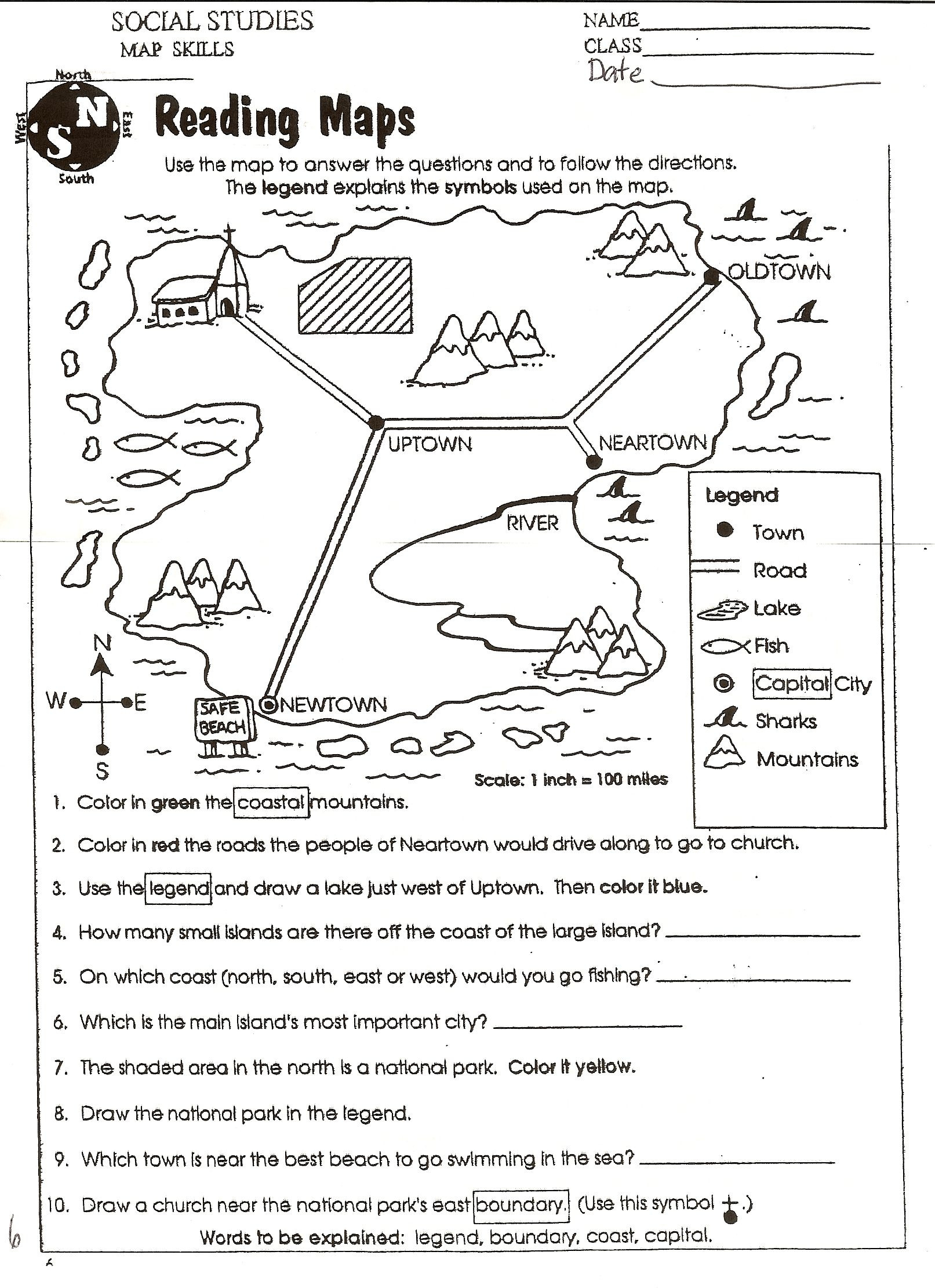 English Preschool Worksheet