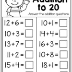 First Grade Adding And Subtracting Worksheets Addition And