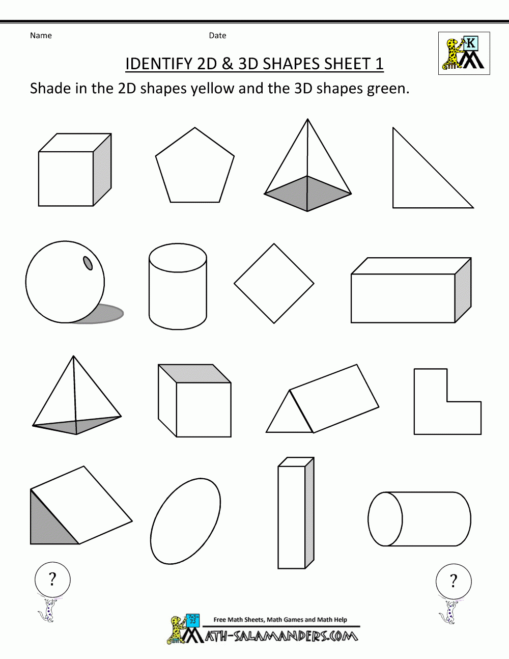 First Grade Geometry