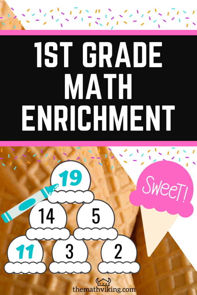 First Grade Math Enrichment Packets PRINTABLE CHALLENGES Distance 