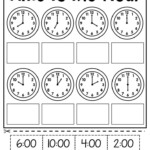 Free Downloadable 1st Grade Math Time Worksheets Time Worksheets