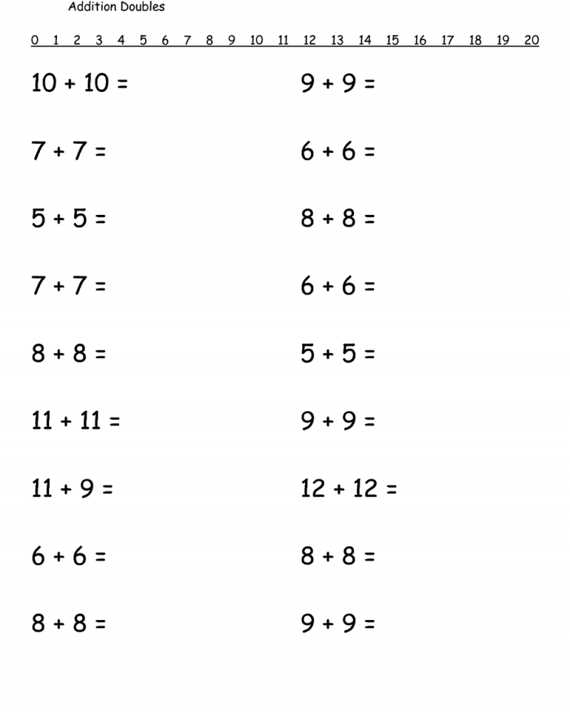 Free Printable 1st Grade Math Worksheet Pdf First Grade Math 