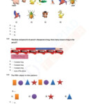 Grade 1 Assessment Test Olympiad Worksheets For Class 1 Pdf Worksheet