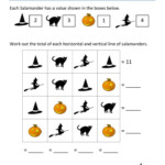 Halloween Picture Puzzle 1 Halloween Math Worksheets Halloween Math