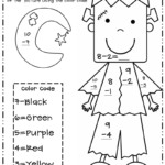 Halloween Subtraction Color By Number Frank pdf Google Drive