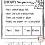 January No Prep Math Literacy Pack FREEBIES In 2020 Sequencing