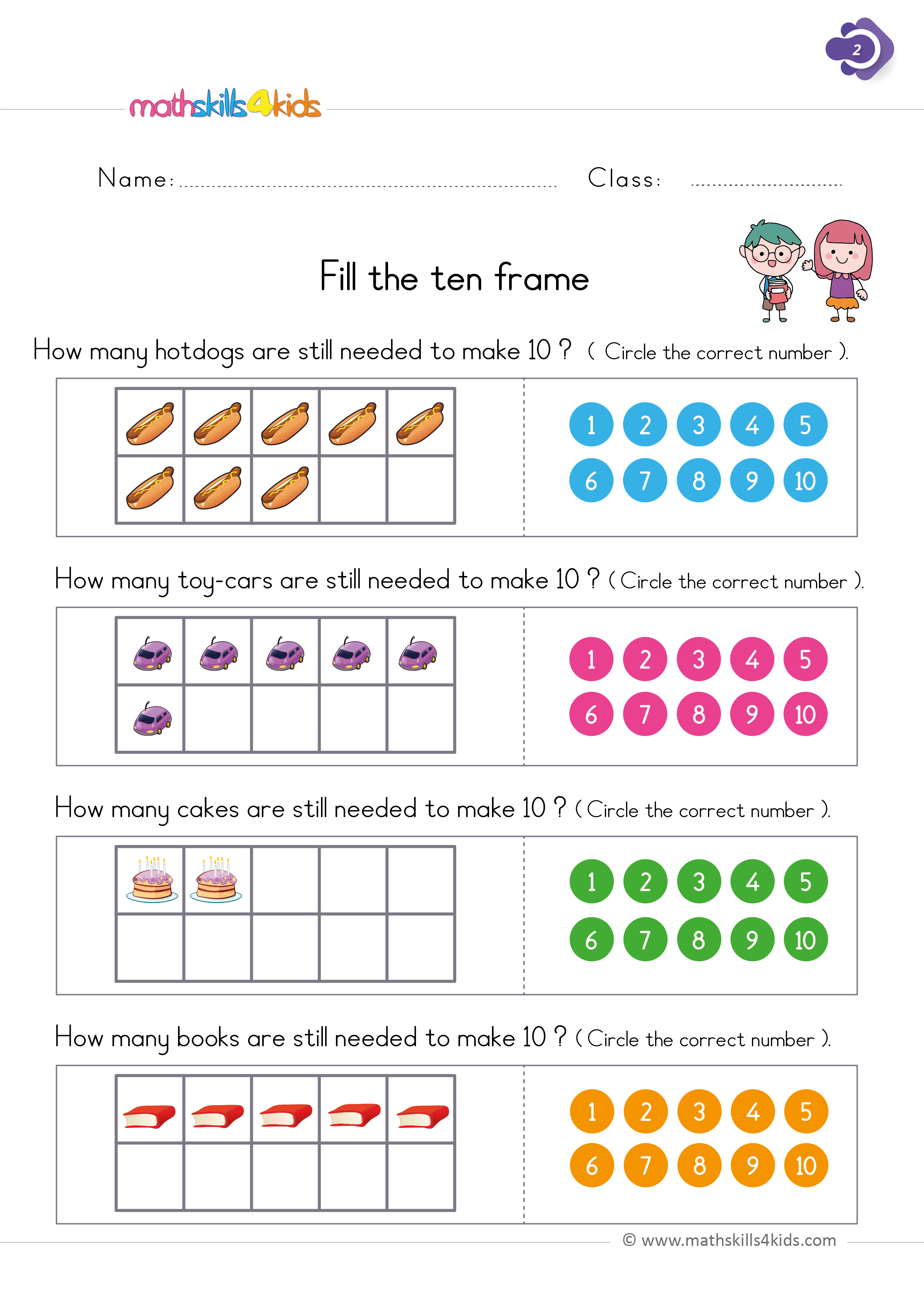 Kindergarten Math Worksheet Pdf