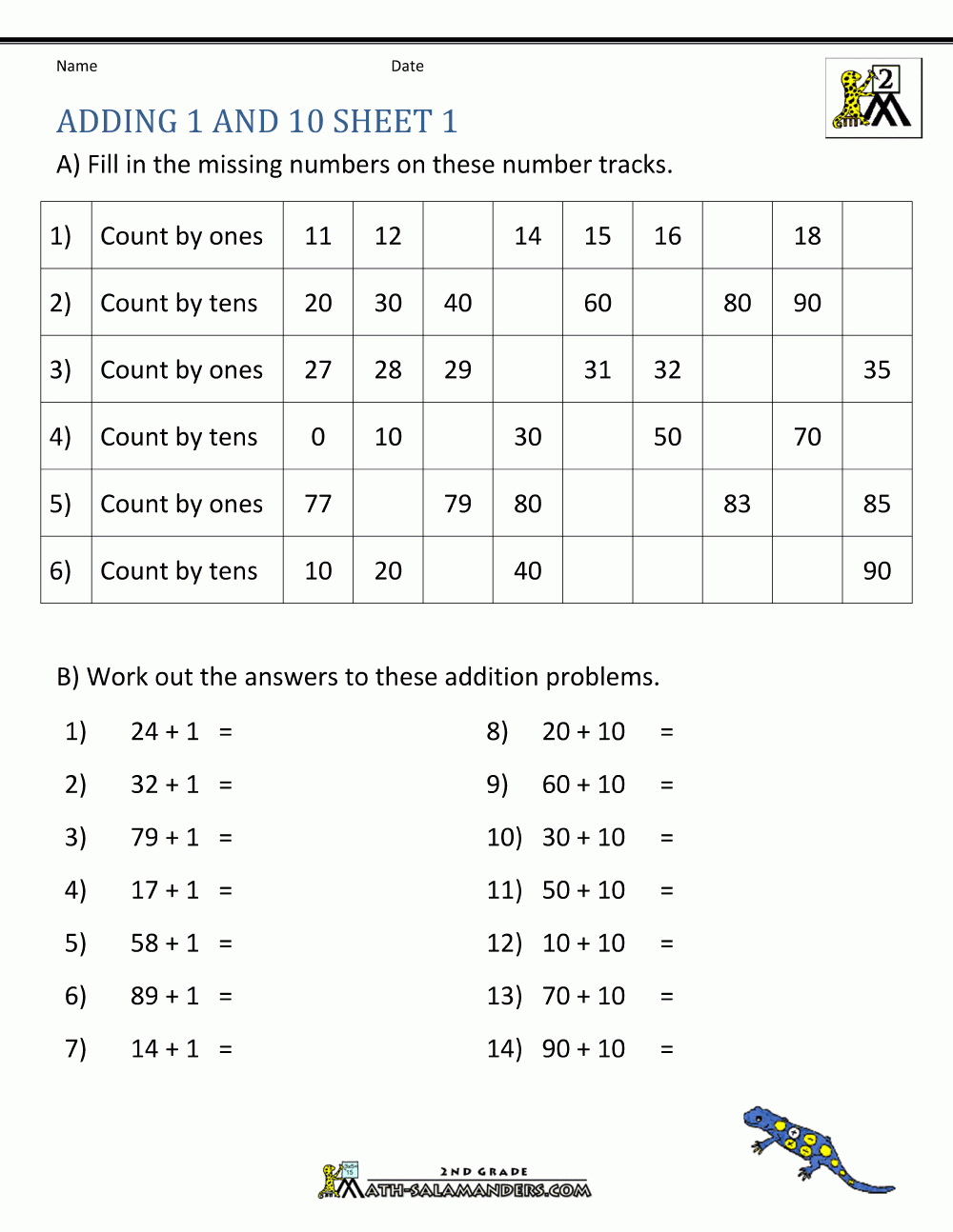 Kumon 1st Grade Worksheets