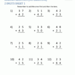 Math Addition Worksheets 1st Grade Adding Numbers Within 20 1st Grade