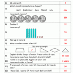 Maths Worksheets For Grade 1 With Answers Grade 8 Math Questions And