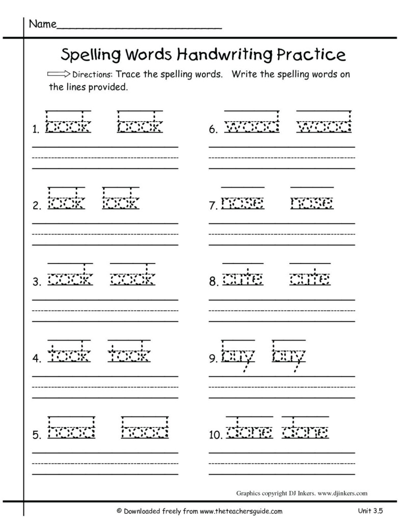 Name Tracing Generator Cursive TracingLettersWorksheets