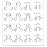 Number Bond Worksheets Kindergarten First Grade Math Worksheets