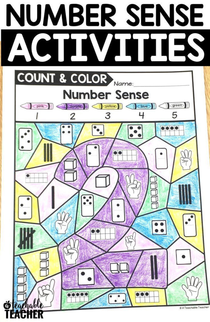 Practice Numbers And Build Number Sense With These Color By Number 