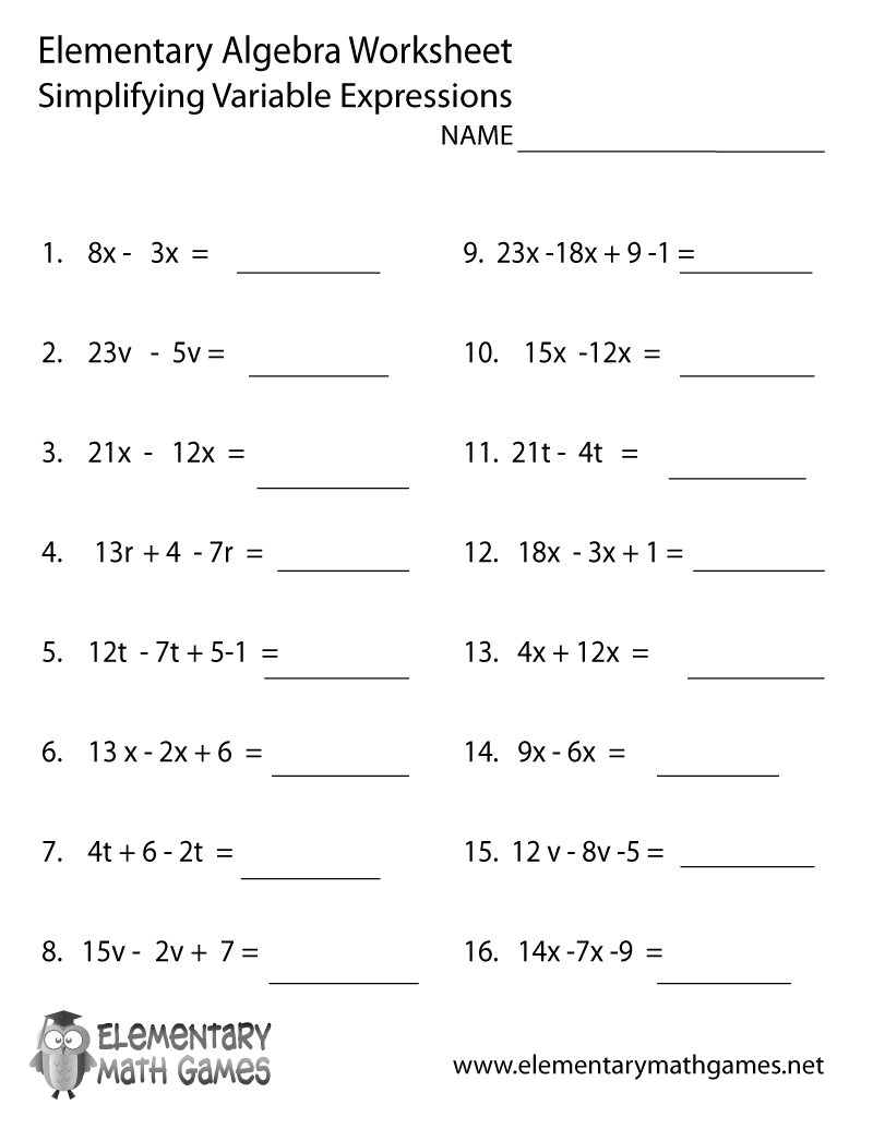 Review Of 5Th Grade Math Variables And Expressions Worksheets 2022 