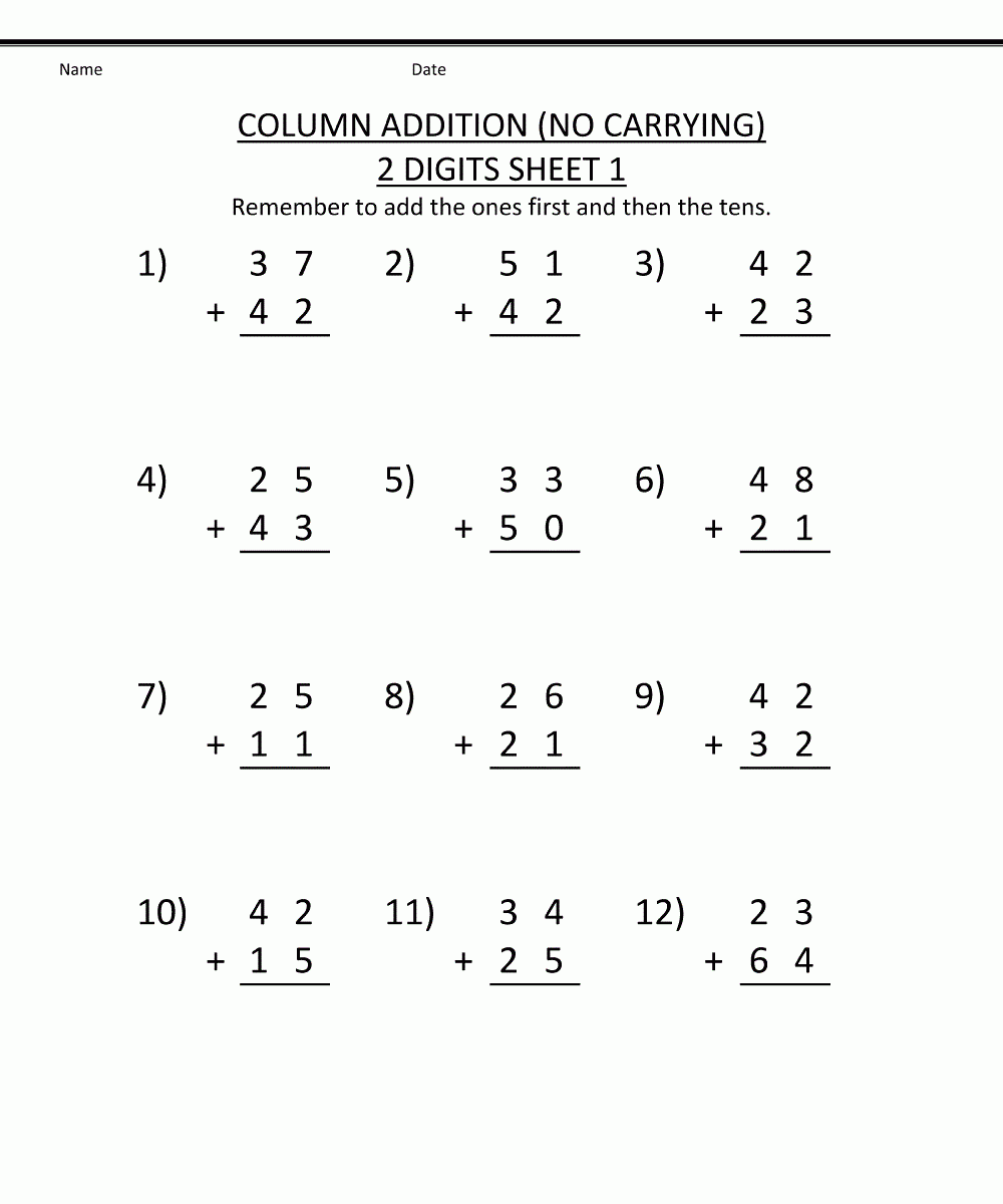 Saxon Math Worksheets 1st Grade