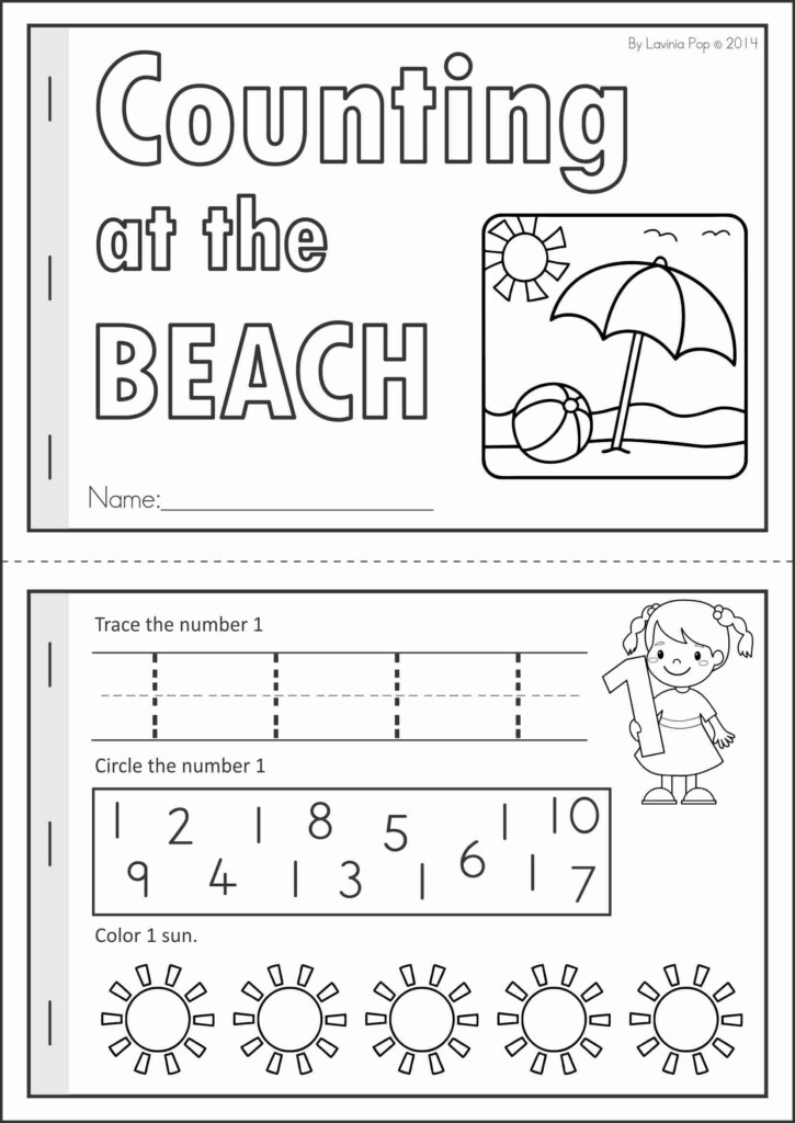 Summer Review Kindergarten Math Literacy Worksheets Activities 