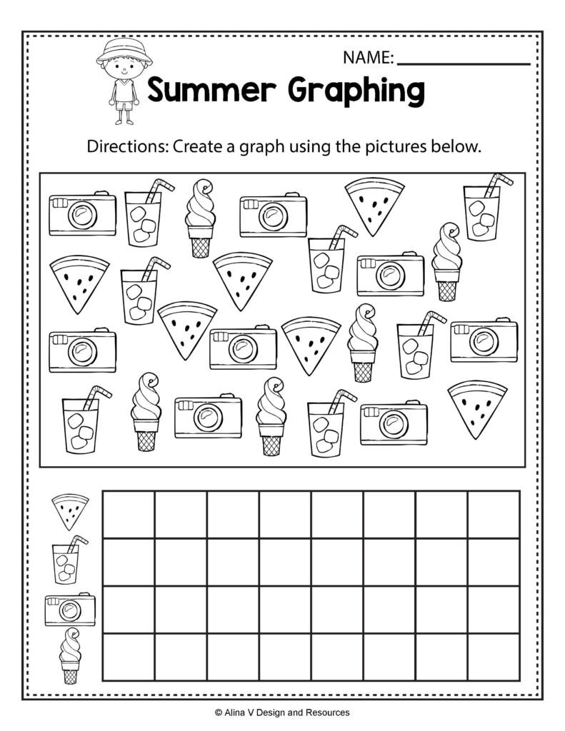 Summer Worksheets For Kindergarten Kindergarten