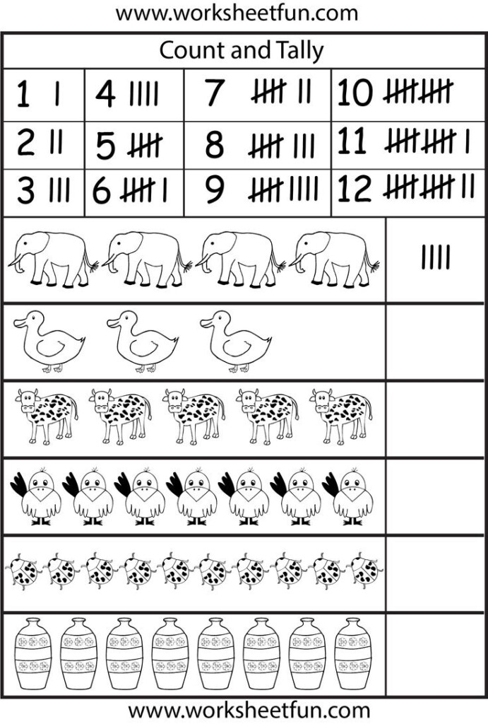 Tally Marks How Do It First Grade Worksheets Kindergarten Addition 