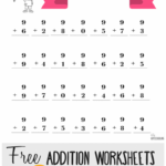 Timed Math Facts Worksheets 1st Grade Free Printable Math Worksheets
