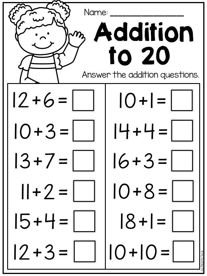 Worksheets For First Graders