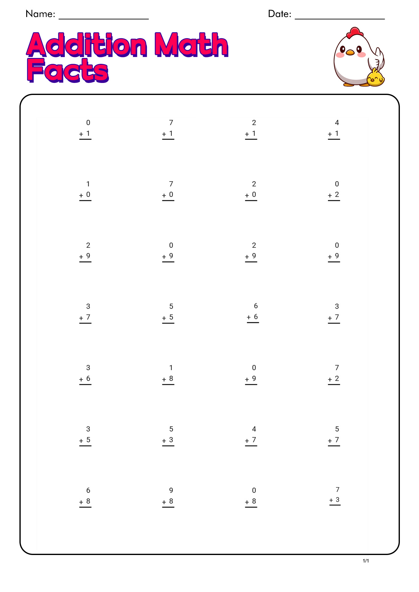 18 Timed Addition Worksheets Worksheeto