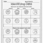 1St Grade Counting Coin Worksheet