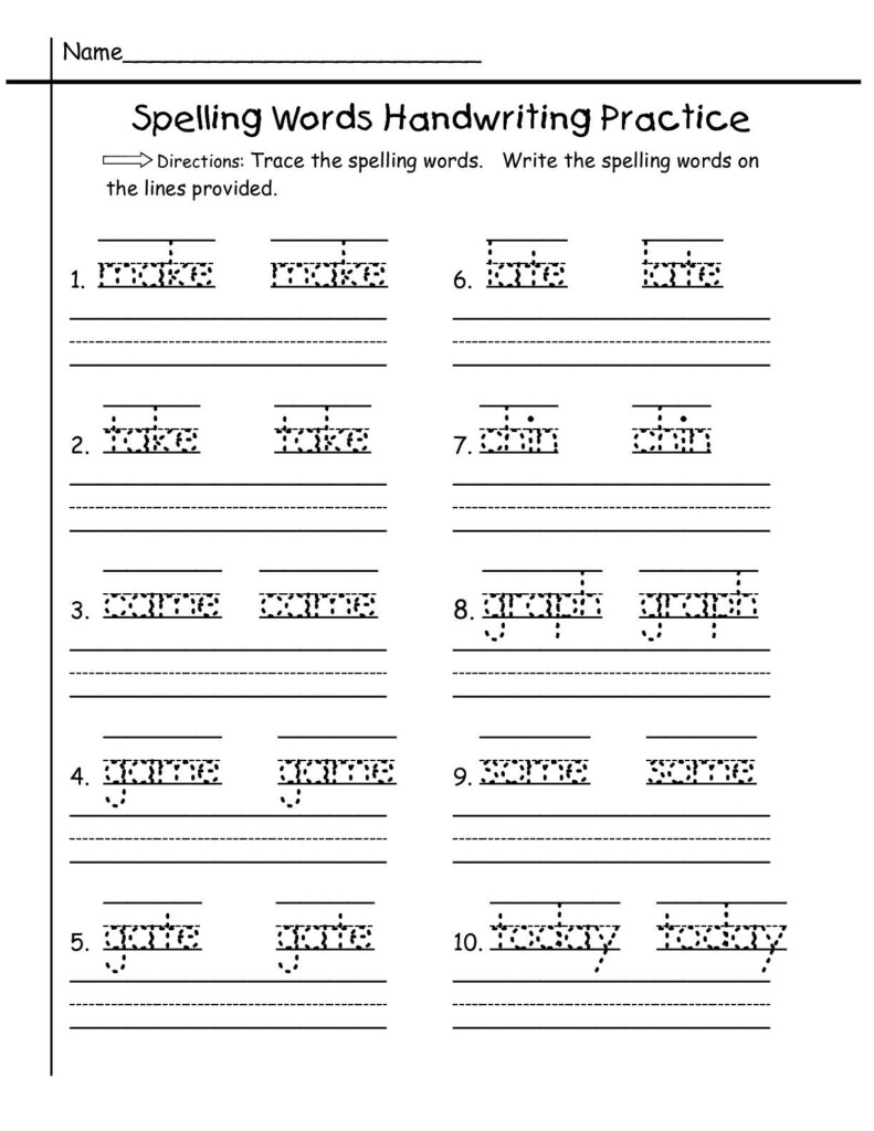 1st Grade Practice Worksheet