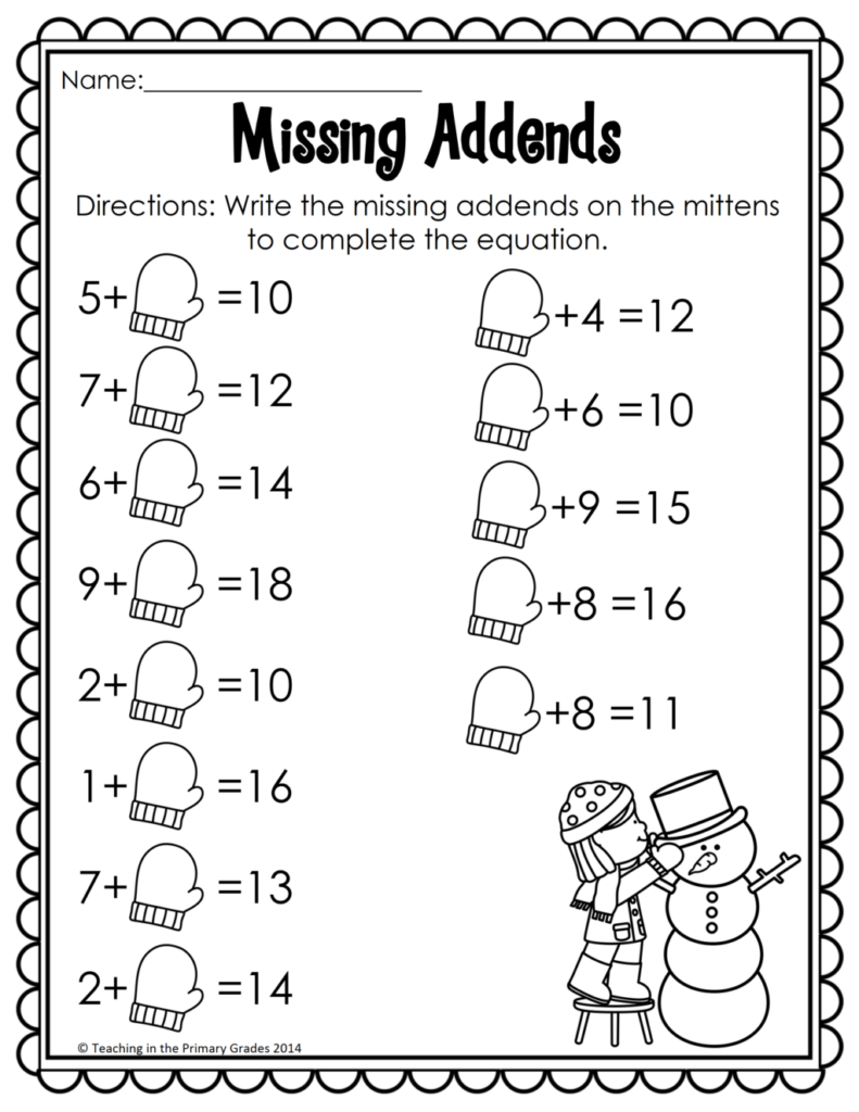 1st Grade Printable Worksheets Christmas AlphabetWorksheetsFree