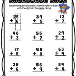 Add With Regrouping Addition Worksheets Ameise Live