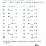 Addition And Subtraction Facts To 20 Art valley