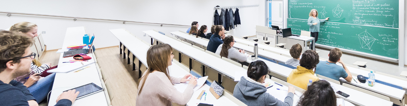 Arithmetics Algebra And Discrete Mathematics Lecture Room With Class