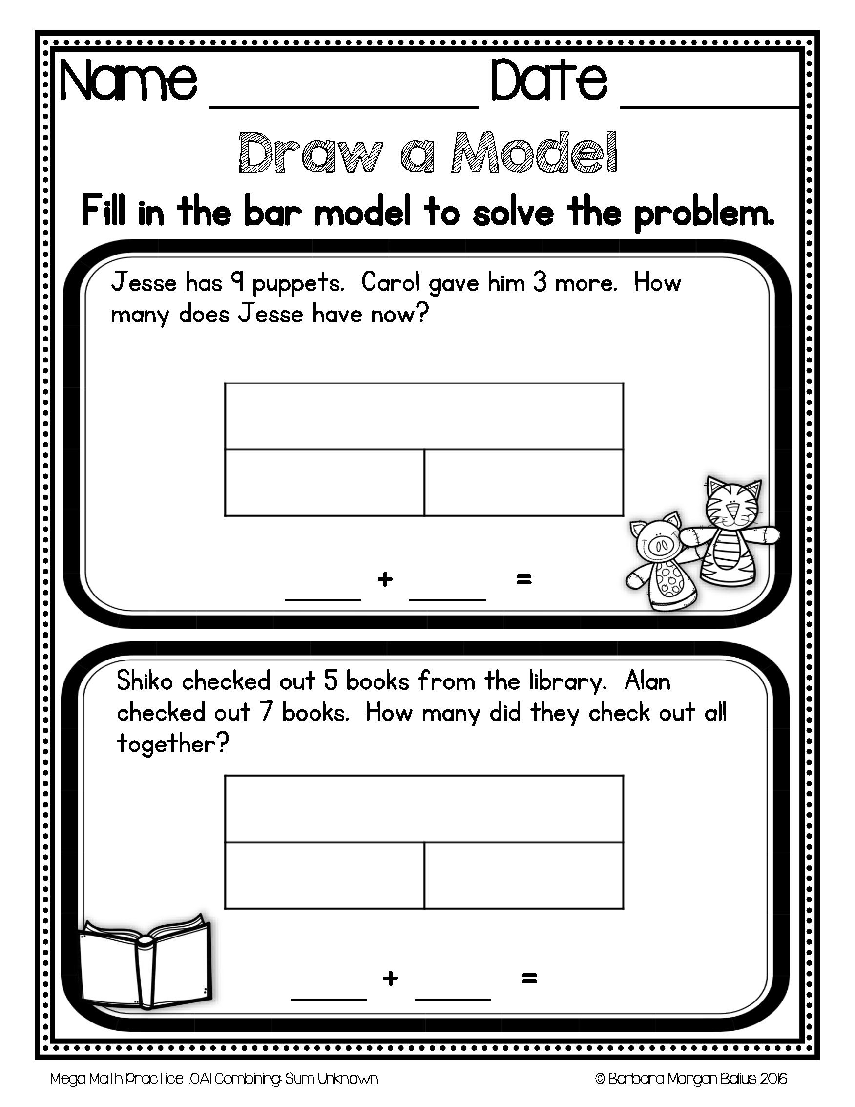 Bar Model Addition And Subtraction Word Problems Carol Jone s 