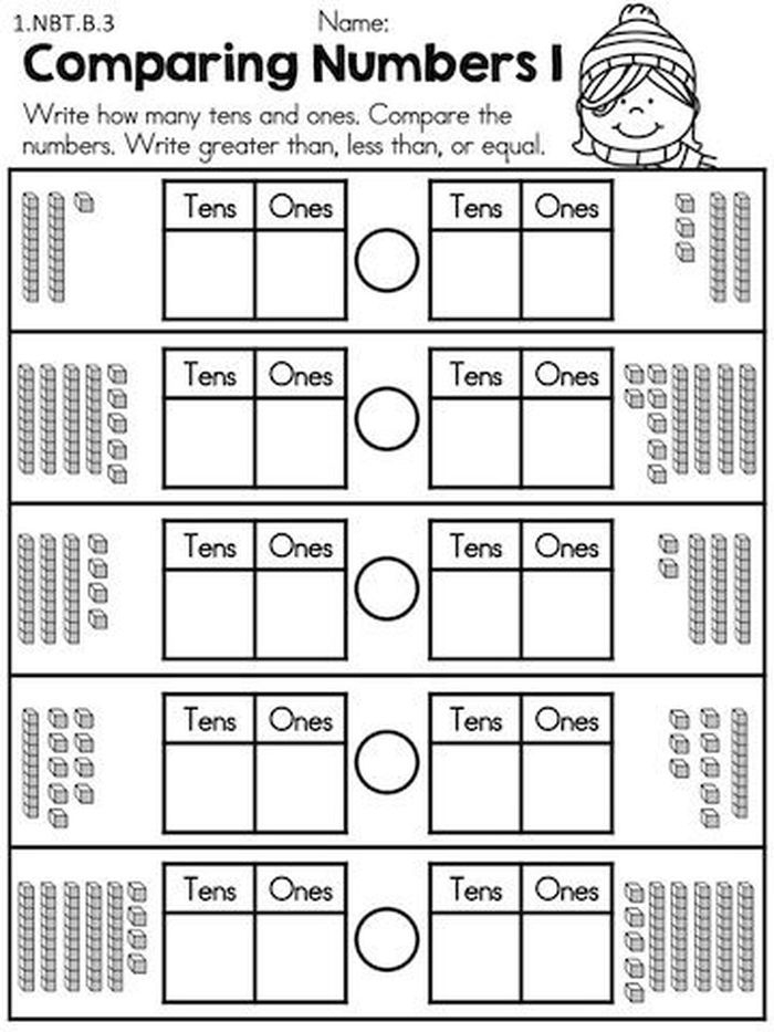 Base 10 Worksheet First Grade