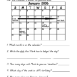 Calendar Math Worksheet Calendar Math Calendar Worksheets Math