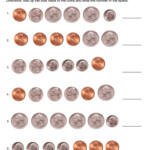 Counting Coins Kindergarten Worksheets