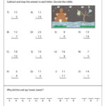 Decode The Riddle 2 digit And Single digit Subtraction Subtraction